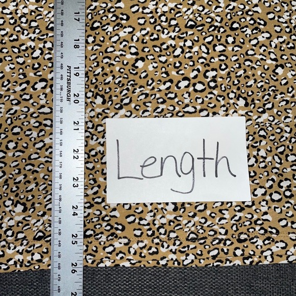 J.Crew Studio Tee Casual Crew Neck Top Cotton Leopard Print Shirt Short Sleeve M - Picture 8 of 9